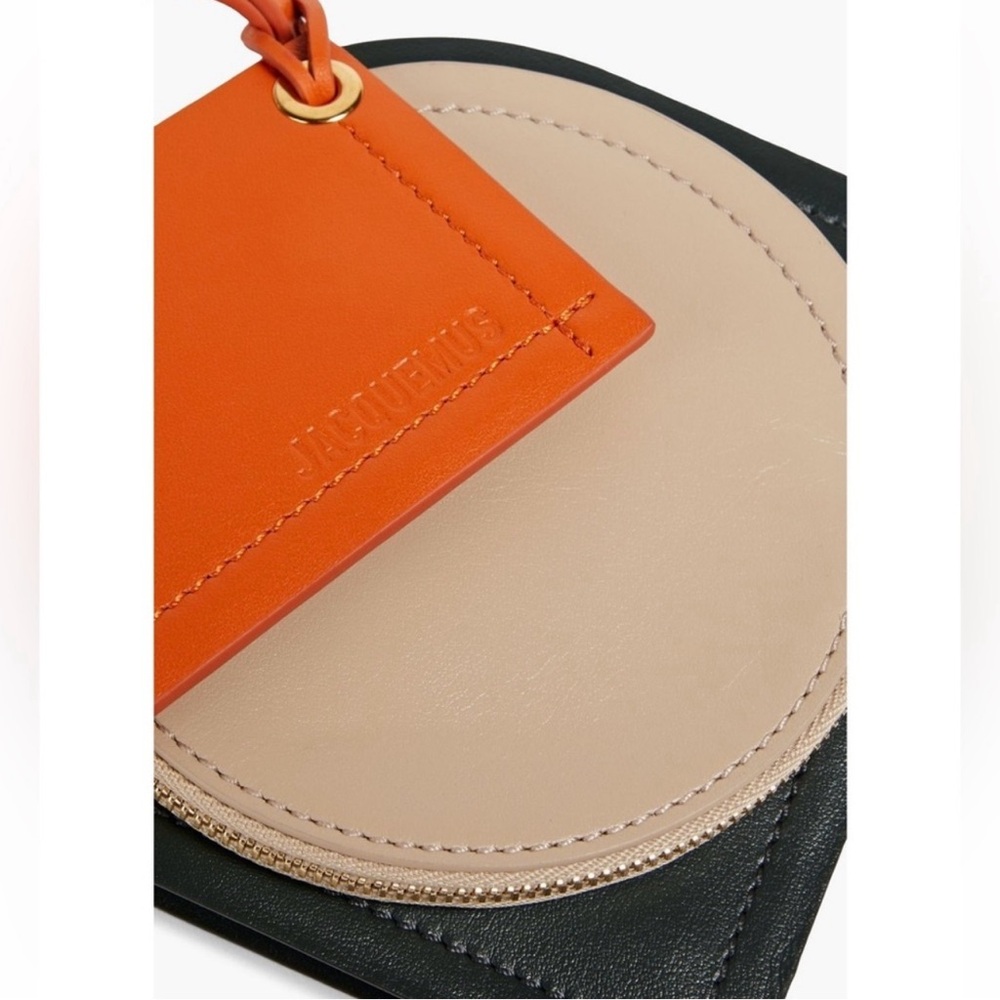 Jacquemus Le Porte Rond Trio Colorblock Card Holder/Wristlet/Wallet-NWT - Picture 4 of 8